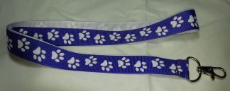 Djurtassar 3 Lila med vita tassar