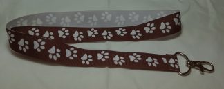 Djurtassar 5 Brun med vita tassar