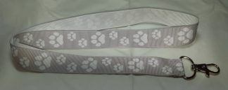 Djurtassar 6 Grå med vita tassar