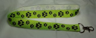 Djurtassar 9 Grön med svarta tassar