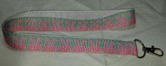 Fiskfjäll Blandat Mönster Djur Rosa Turkos