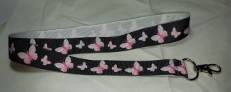 Fjäril Svart Rosa Fjärilar