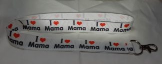 L Love Mama Blandat Hjärta Hjärtan Vit Vitt Röd Rött Svart