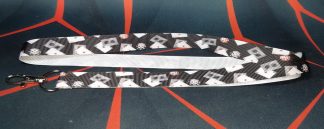 Svart Band Kortlek Marker Blandat Rött Röd Vit Vitt Vita